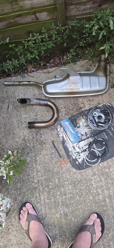 Lambretta rayspeed exhaust - af,