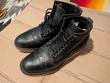 Viberg Scout Boots CF Stead Black Unicorn Leather Size 10 UK 2030 Last 