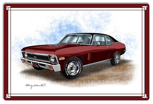 Chevelle burgundy metal - ss,