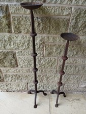 Antique Tall Wrought Iron Hand