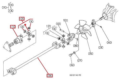 Propshaft repair kit fits - repair,