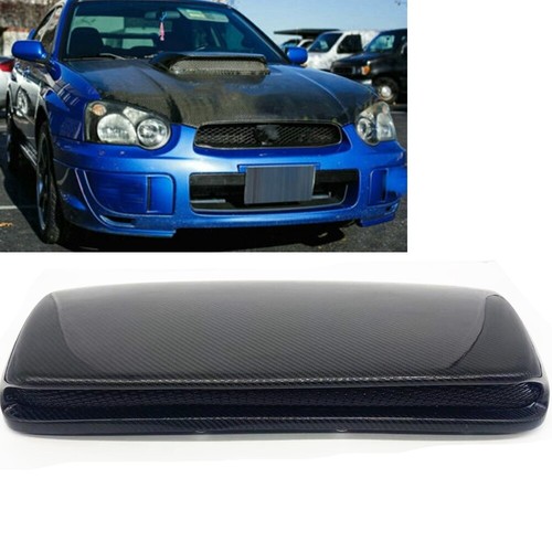 Black carbon fiber hood - black,