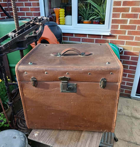 Antique edwardian luggage - antique,