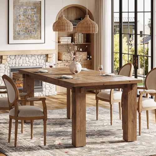 Rectangular solid wood - 63'',