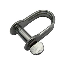 Stainless Steel Strip Dee Shackle 5MM (D Flat Rigging Marine Rope)