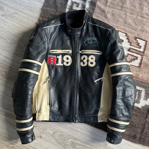 Vintage leather motorcycle - vintage,