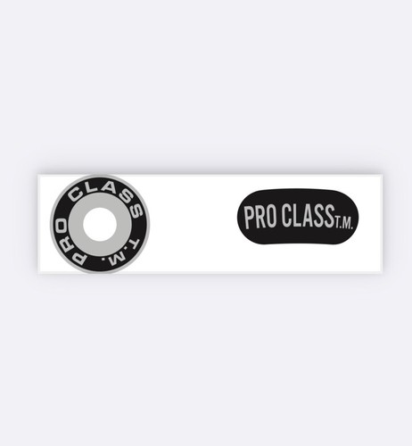 Pro class caliper decals - pro,