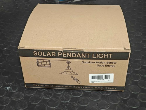 Solar pendant led light lamp - led,