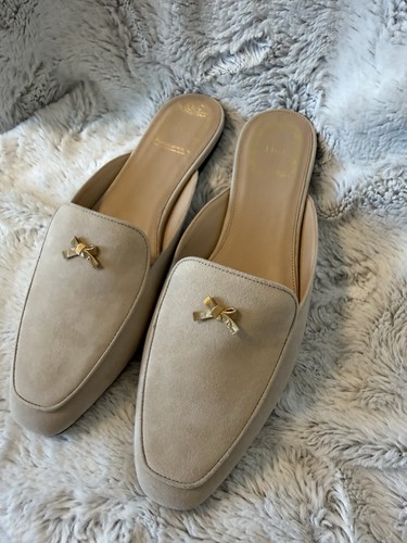 Dior baby bow mule shoes - baby,
