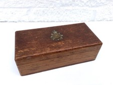 TRENCH ART MIDDLESEX YEOMANRY WOODEN BOX