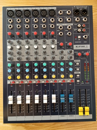 Soundcraft epm6 analogue - soundcraft,