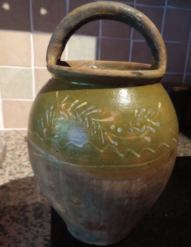 Rustic terracotta vase - rustic,