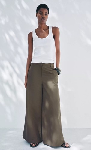 Zara olive green - cotton, blend