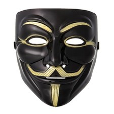 Black Guy Fawkes Anonymous