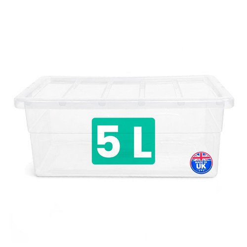 Plastic clear storage - 5l,