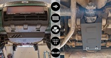 Steel skid plate sump - skid, guard