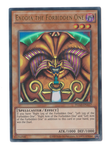All pieces exodia ygld - 5,
