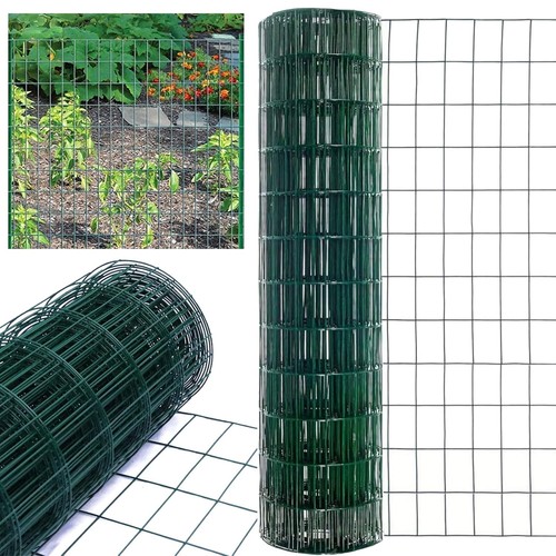 90cm 25m green pvc coated - coated, wire