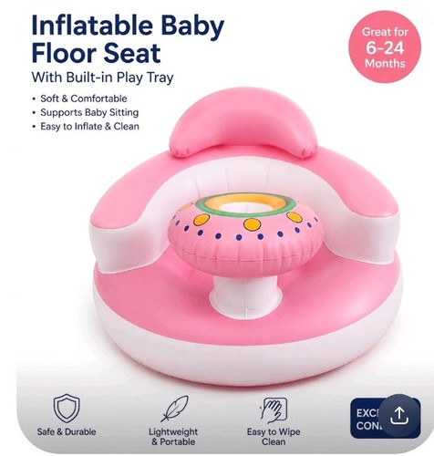 Inflatable baby seat with - baby,