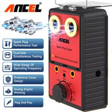 ANCEL Car Spark Plug Tester Auto Adjustable Double Hole Detector Ignition Tester