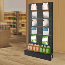 Black Metal Peg Board Display