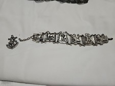 Egyptian Revival Silver Tone