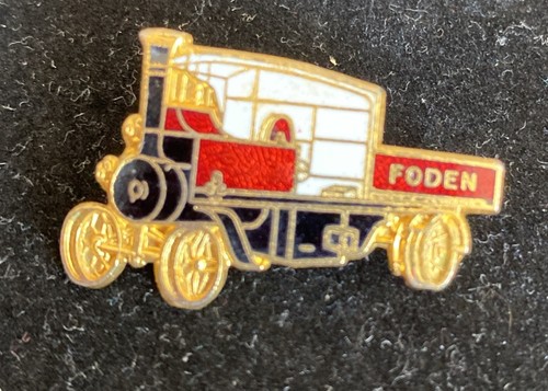 Vintage foden steam lorry pin - vintage,