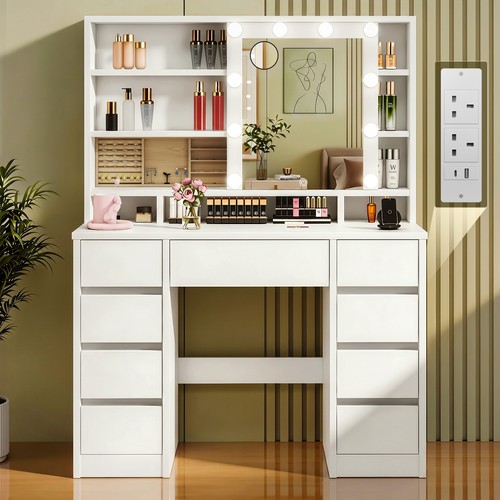 Dressing table power - w/, outlet