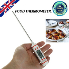 Meat Food Thermometer Digital Temperature Probe Cooking Jam Sugar BBQ Turkey