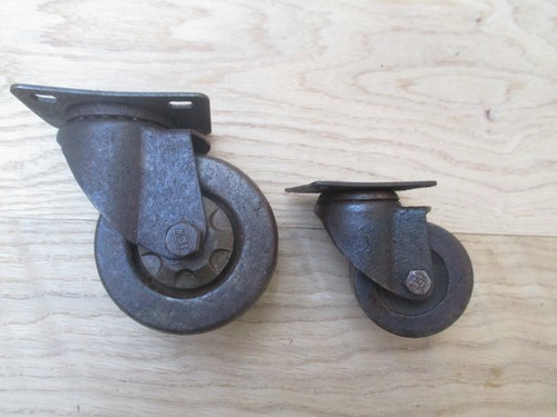 Cast iron castor - wheel, swivel