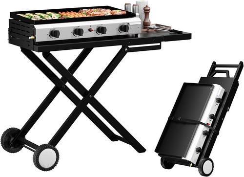 New foldable gas bbq - new,