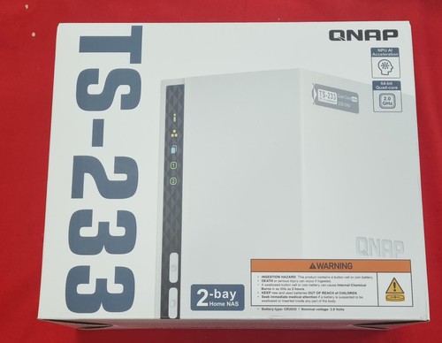 Qnap 233 bay desktop nas - ts-233,