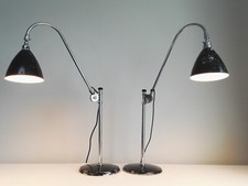 Bestlite. Pair of early BL1 lamp. Black. 1930s modernist/Bauhaus design classic