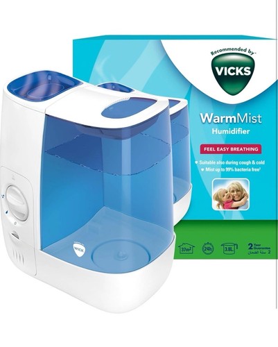 Vicks warm mist humidifier - vicks,