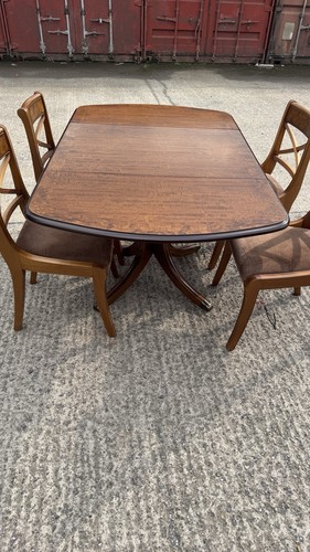 Wooden drop leaf - table, with