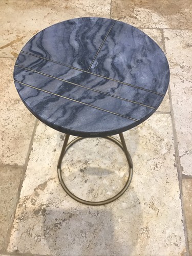 Custom faux marble brass - &,