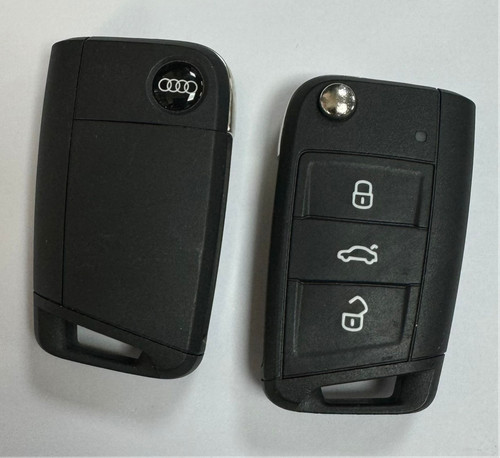 Audi flip key fob - 3, button