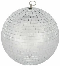 300mm 11" Silver Sparkling Disco Lights Halloween Xmas Party Large Mirror Ball