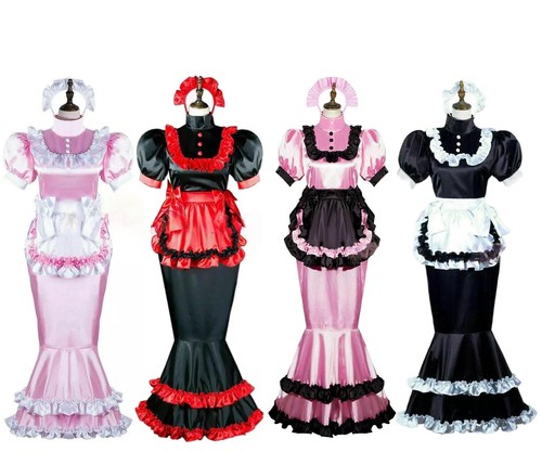 Sissy maid satin dress - sissy,