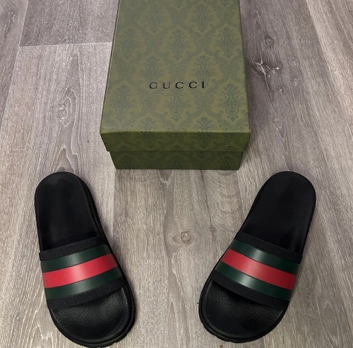 Gucci men sliders - size, 10