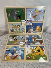 Melissa & Doug Disney Puzzles - Lot Of 2 - 8 Scenes & 32 Pieces Total