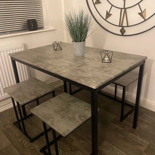 Wooden concrete grey - , kitchen