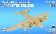 Lancaster Bomber Woodcraft Construction Kit -3D Wooden Plane Model Kids Adults