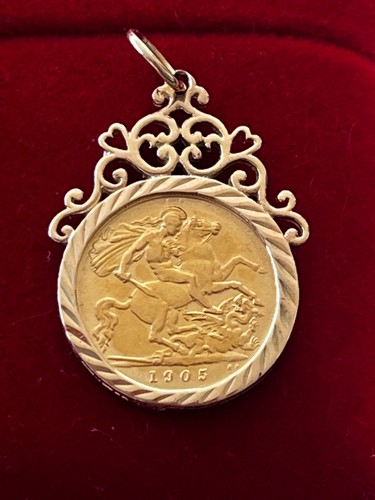 1905 gold half sovereign - 1905,