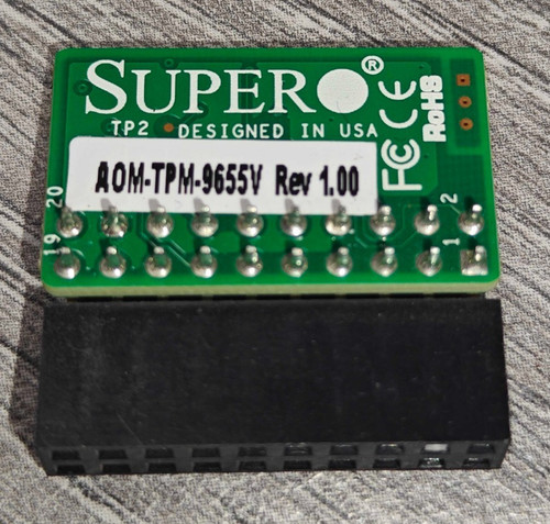 Supermicro aom tpm 9655v - supermicro, aom-tpm-9655v