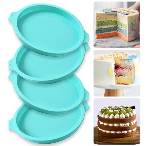 Silicone cake mould round - cake,