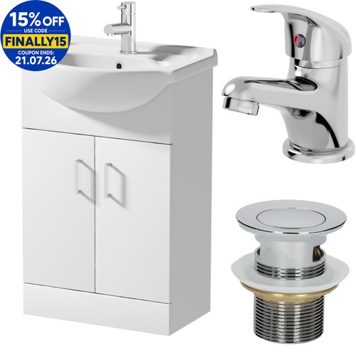 550mm freestanding bathroom - 550mm,