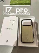 RIMOWA Titanium Aluminium iPhone 17 Pro Case – Genuine UK Retail Stock