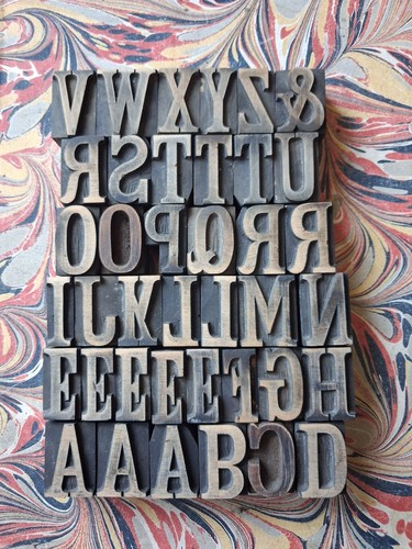 Wooden letterpress printers - wooden,