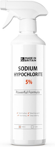 Sodium hypochlorite 5 - sodium, 5%